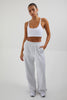Flared Joggers - Marl Grey