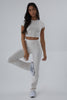 Ultra High Waisted Flare - Oatmeal