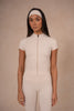 Zip Up Top - Oatmeal