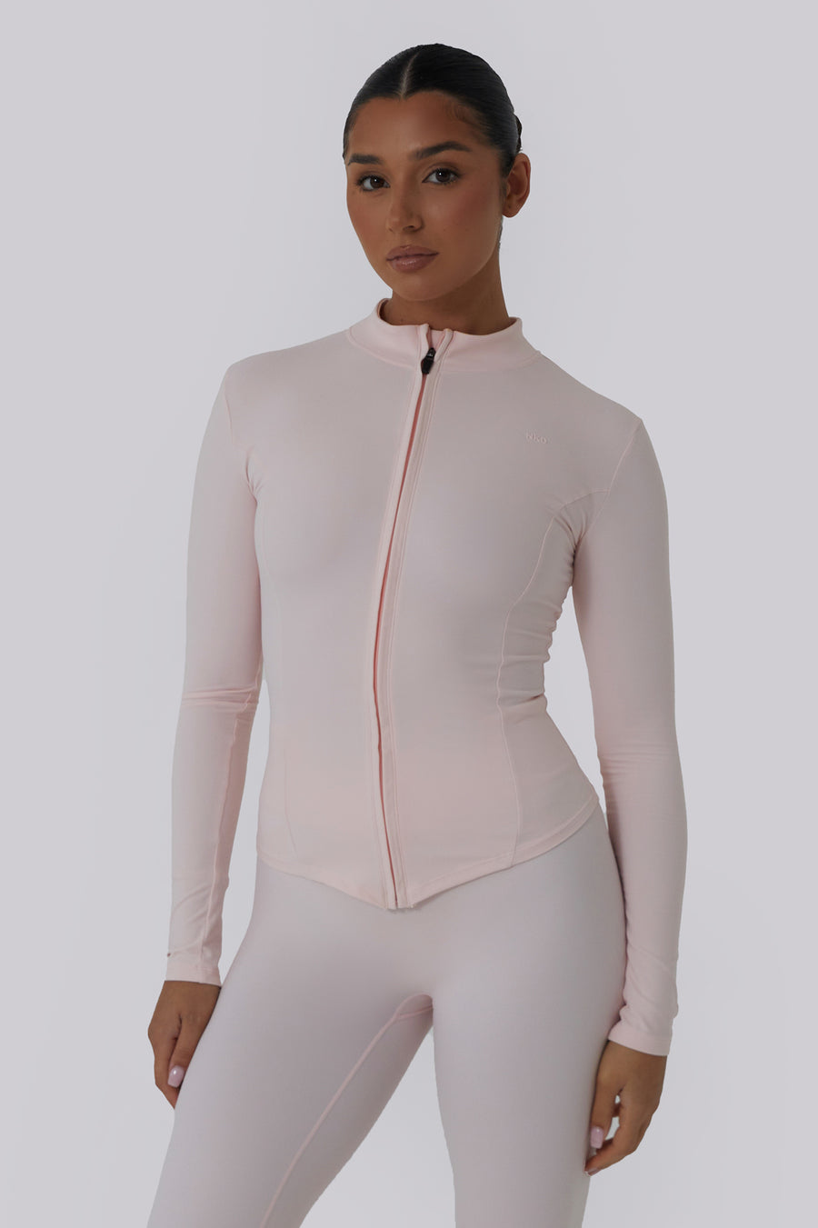 Sculpted Zip Up - Strawberry Milkshake