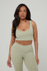 Scoop Neck Bralette - Pistachio
