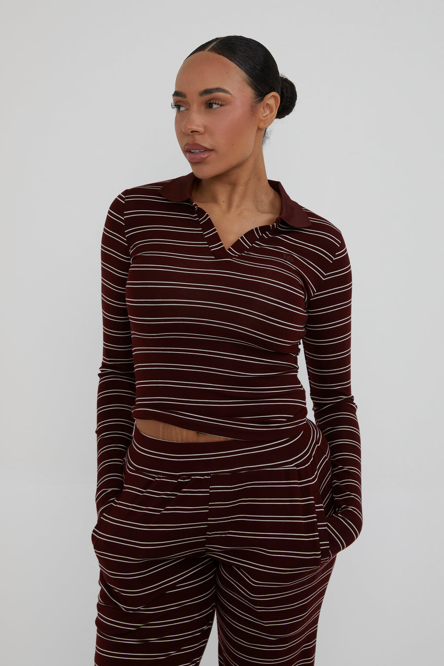 Automne Long Sleeved Top - Maroon