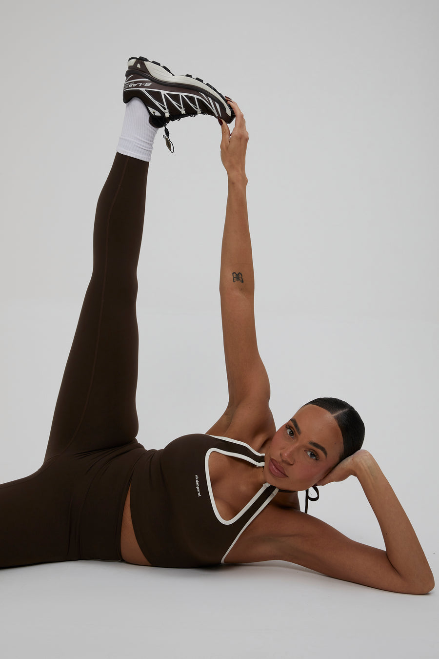 Halter Tie Top - Chocolate