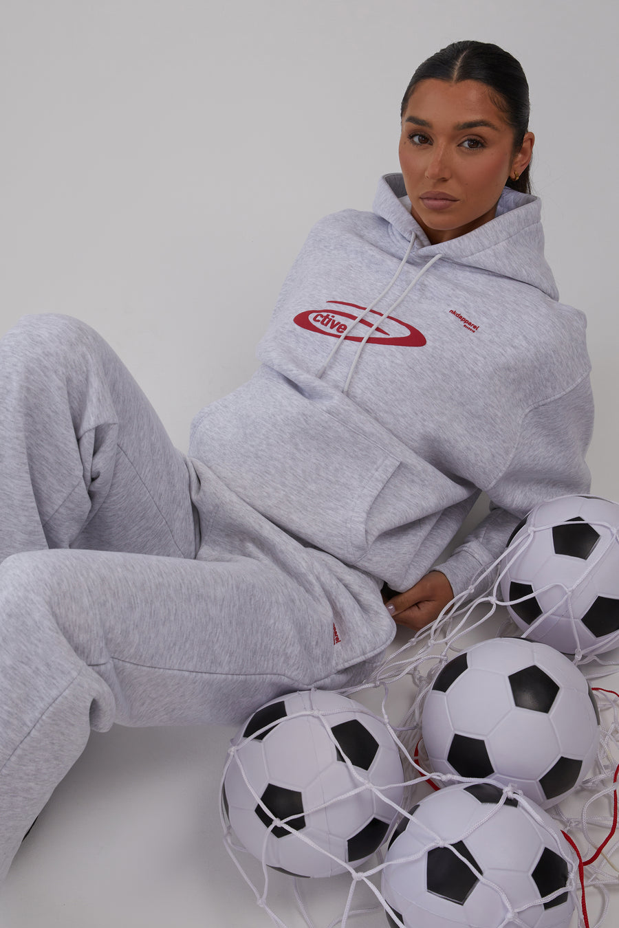 Active Sweat Hoodie - Marl Grey