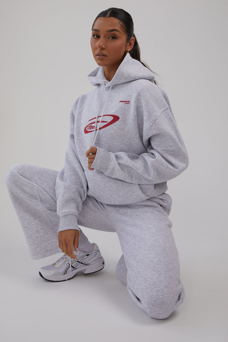 Active Sweat Hoodie - Marl Grey