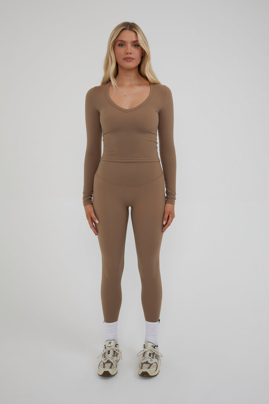 Ultra High Waisted Leggings - Fudge