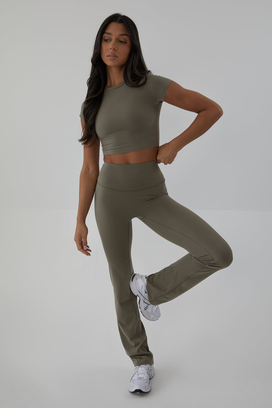 Cropped Basic Tee - Kiwi