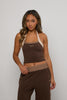 Multitoned Halter Top - Desert Haze