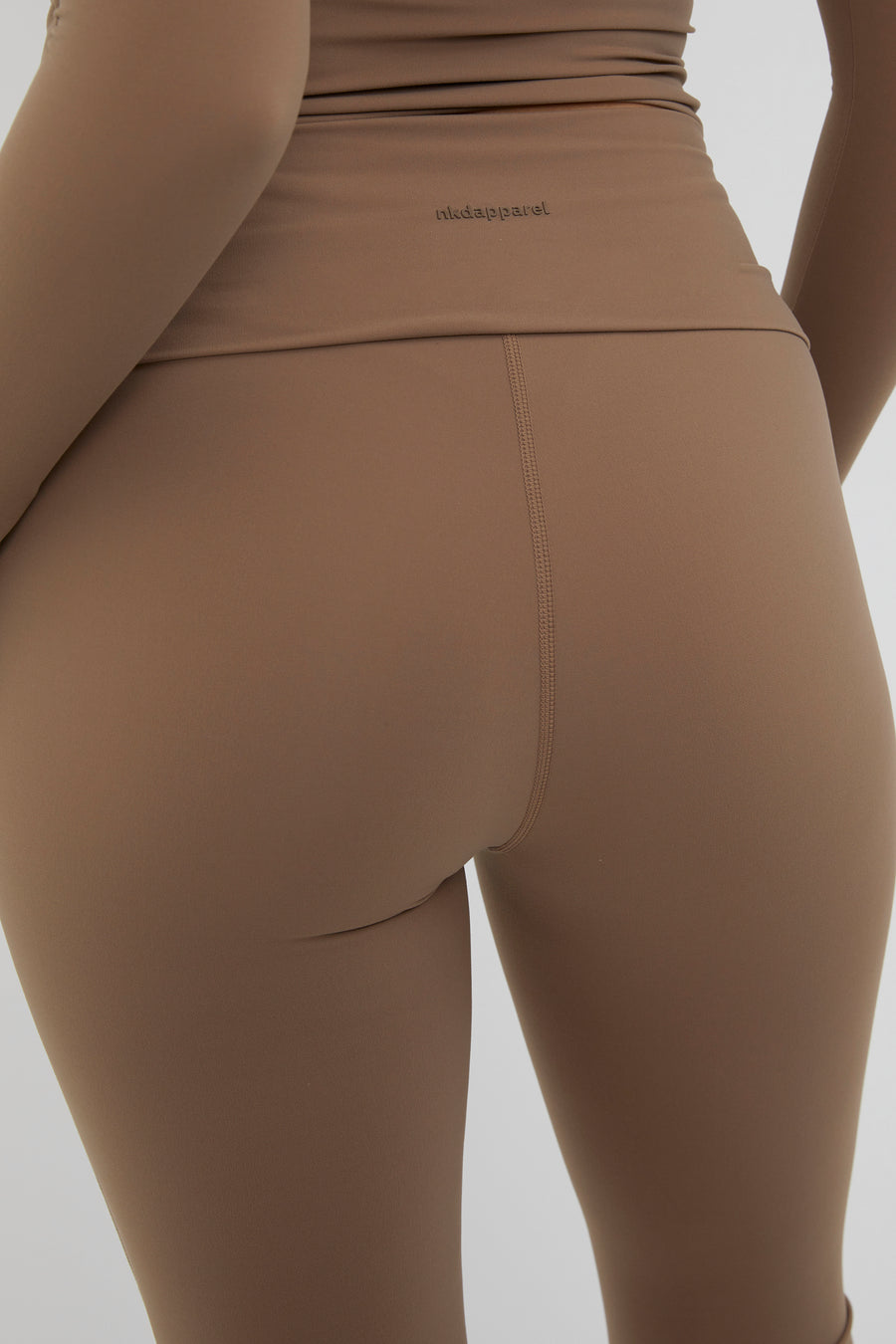 Fold Over Straight Leg Flare - Fudge