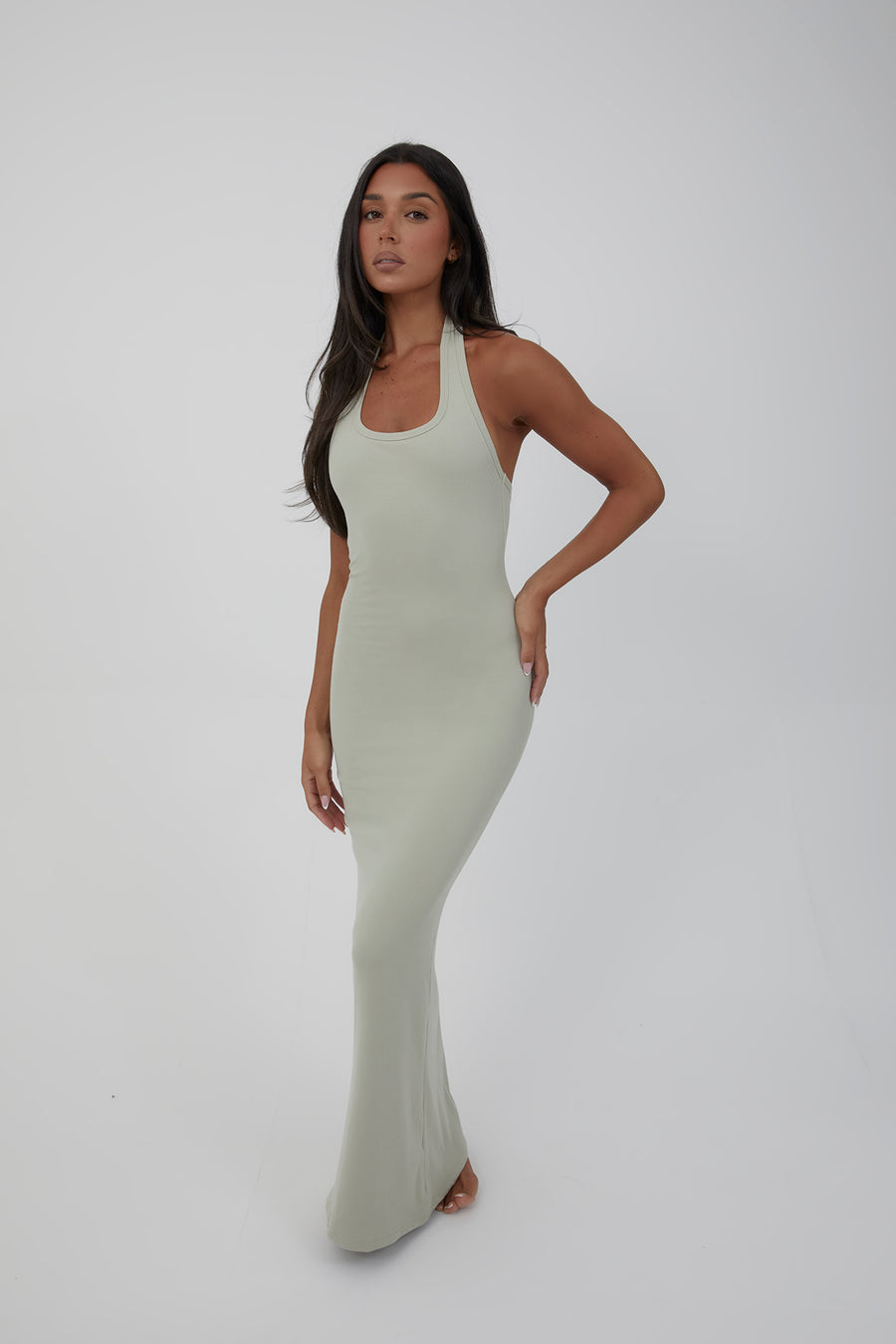 Maxi Dress - Soft Olive