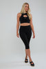 Capri Leggings - Jet Black