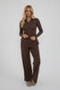 Automne Wide Leg Trouser - Espresso