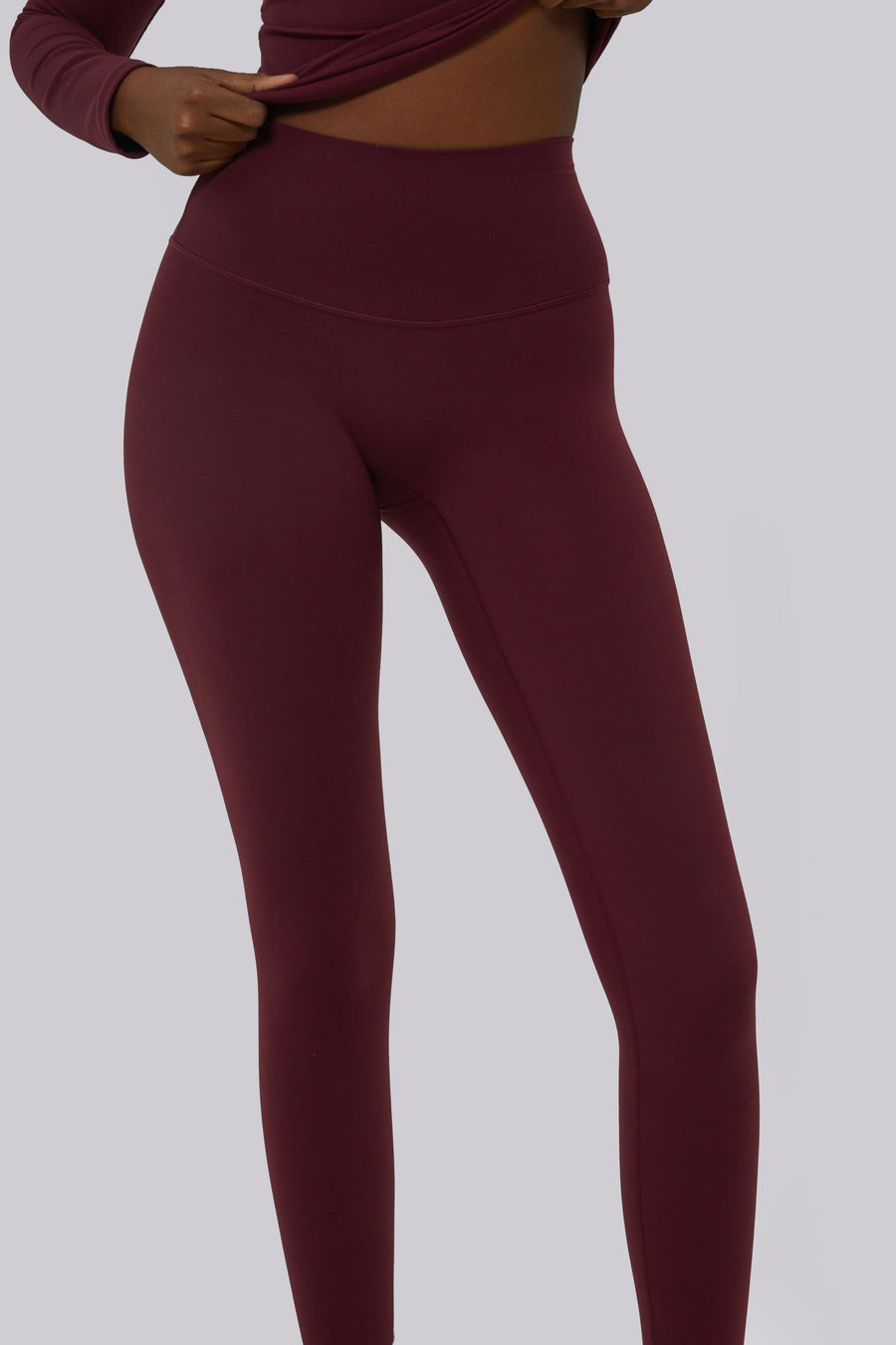 Ultra High Waisted Leggings - Cherry