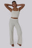 Cotton Rib Lounge Set - Banana Cream