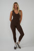 Ultra High Waisted Leggings - Coffee Bean