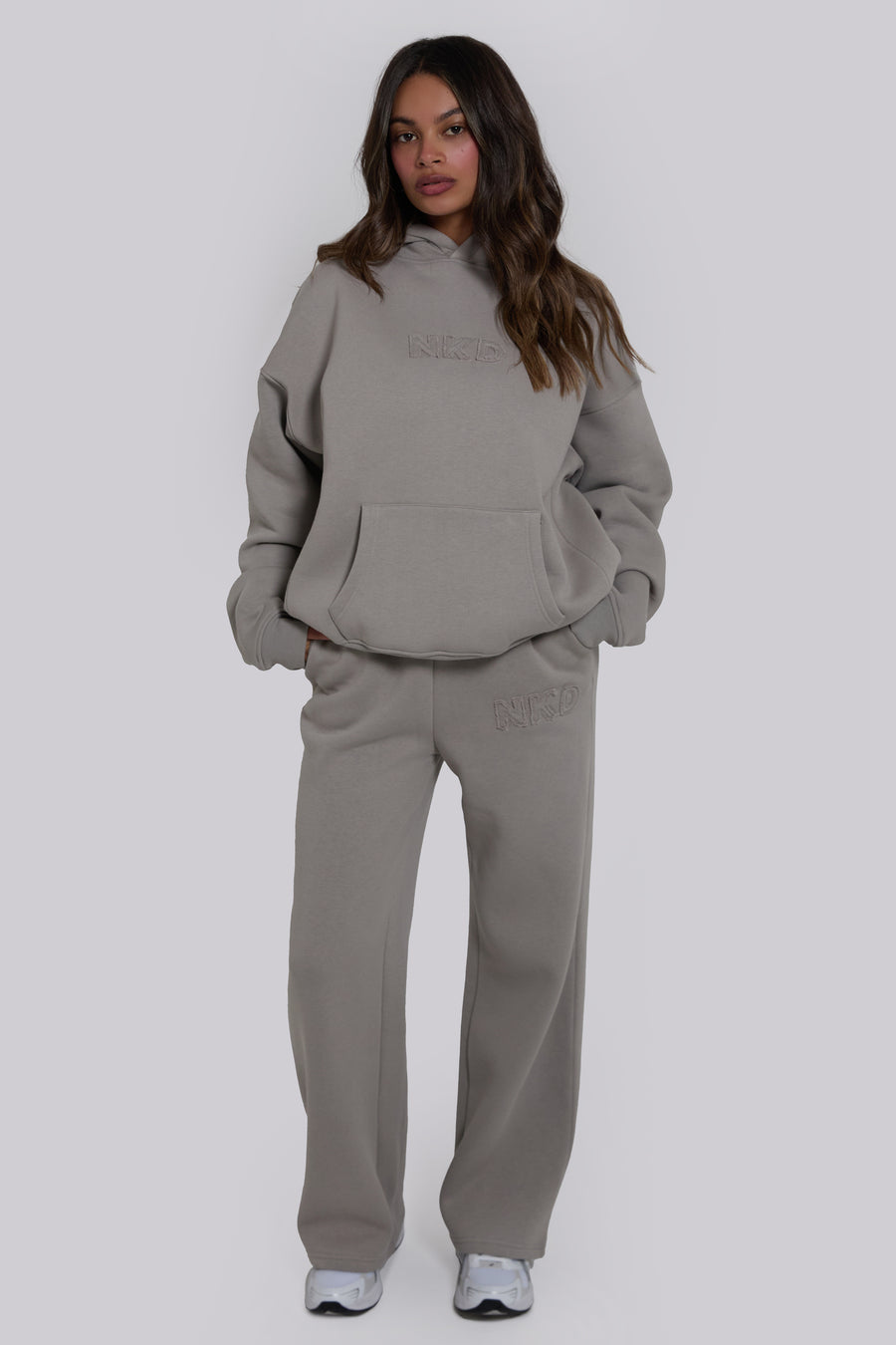 Applique Sweat Joggers - Pebble