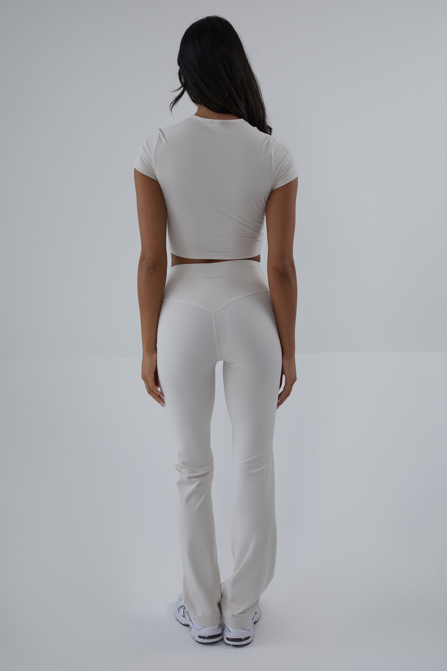 Cropped Basic Tee - Oatmeal