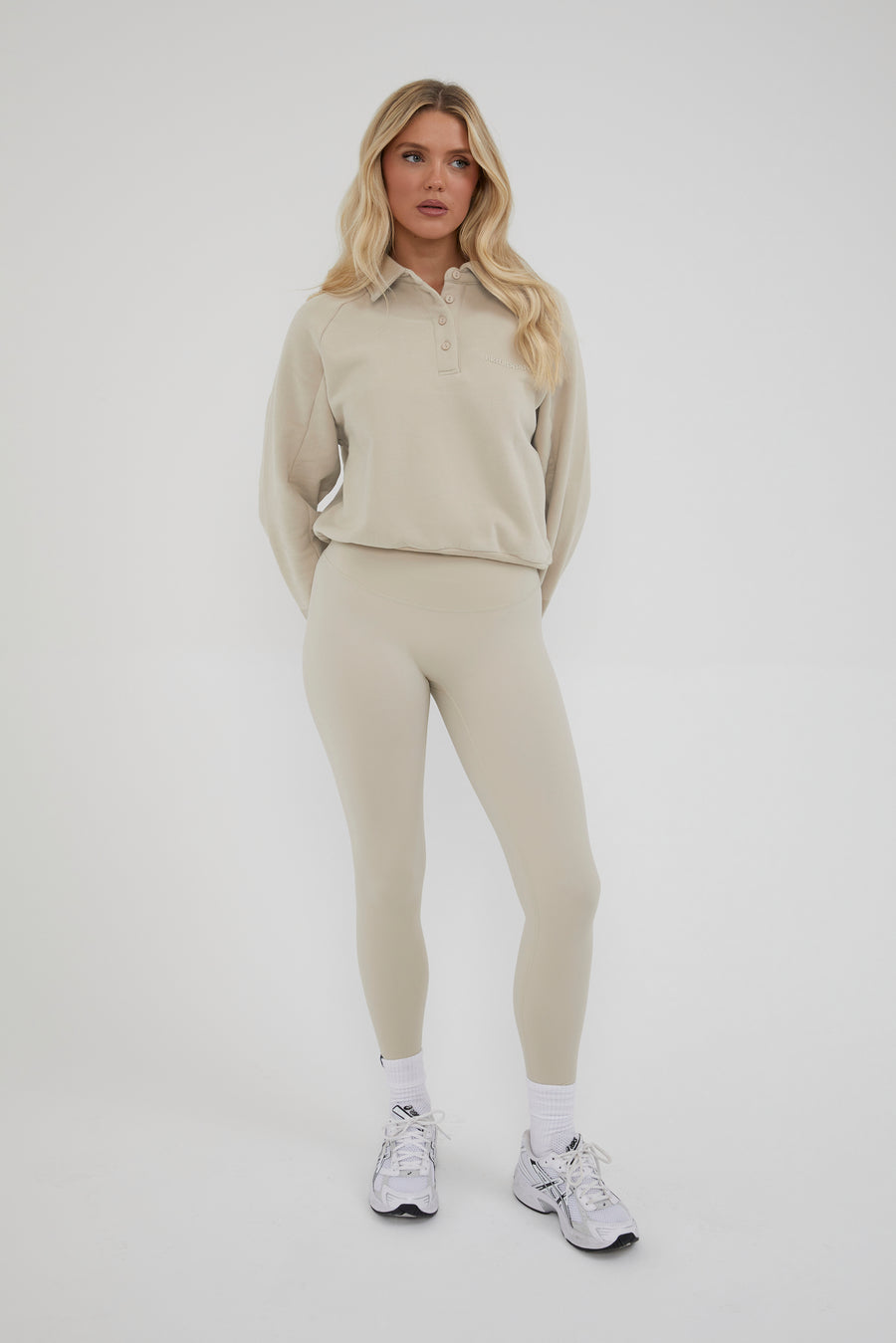 Casual Rugby Sweater - Almond