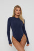 Butter Base Long Sleeved Bodysuit - Deep Navy