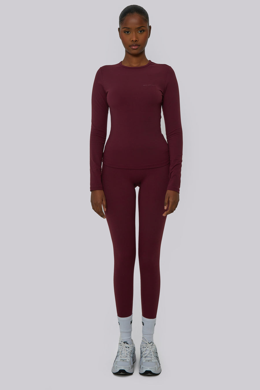 Ultra High Waisted Leggings - Cherry