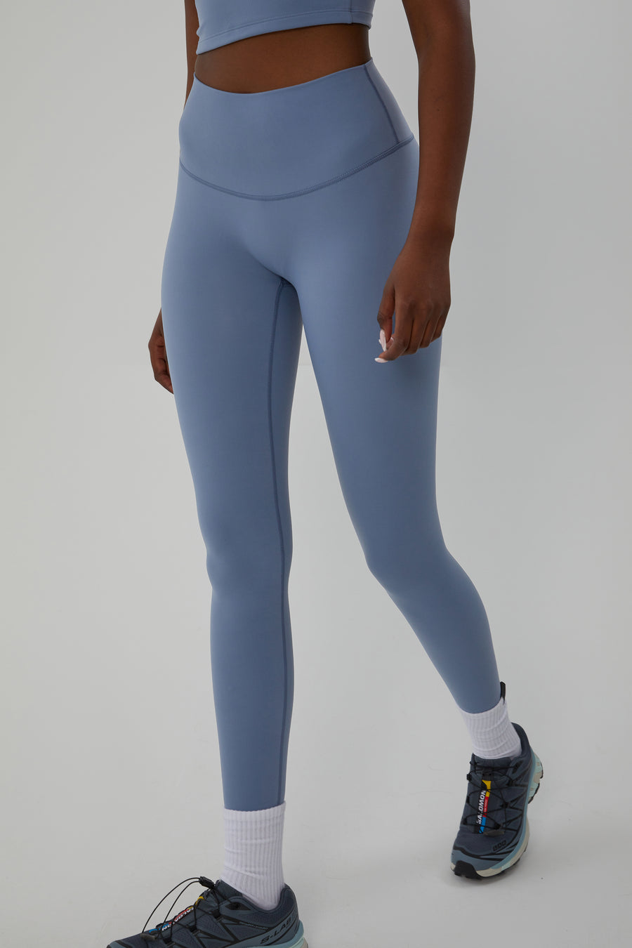 Ultra High Waisted Leggings - Blueberry