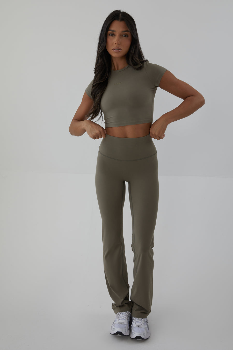 Cropped Basic Tee - Kiwi