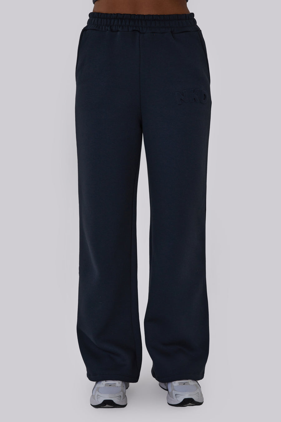 Embossed Joggers - Navy