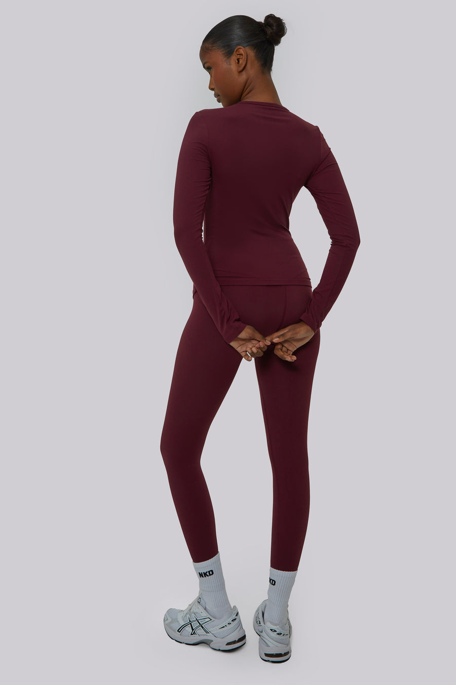 Ultra High Waisted Leggings - Cherry