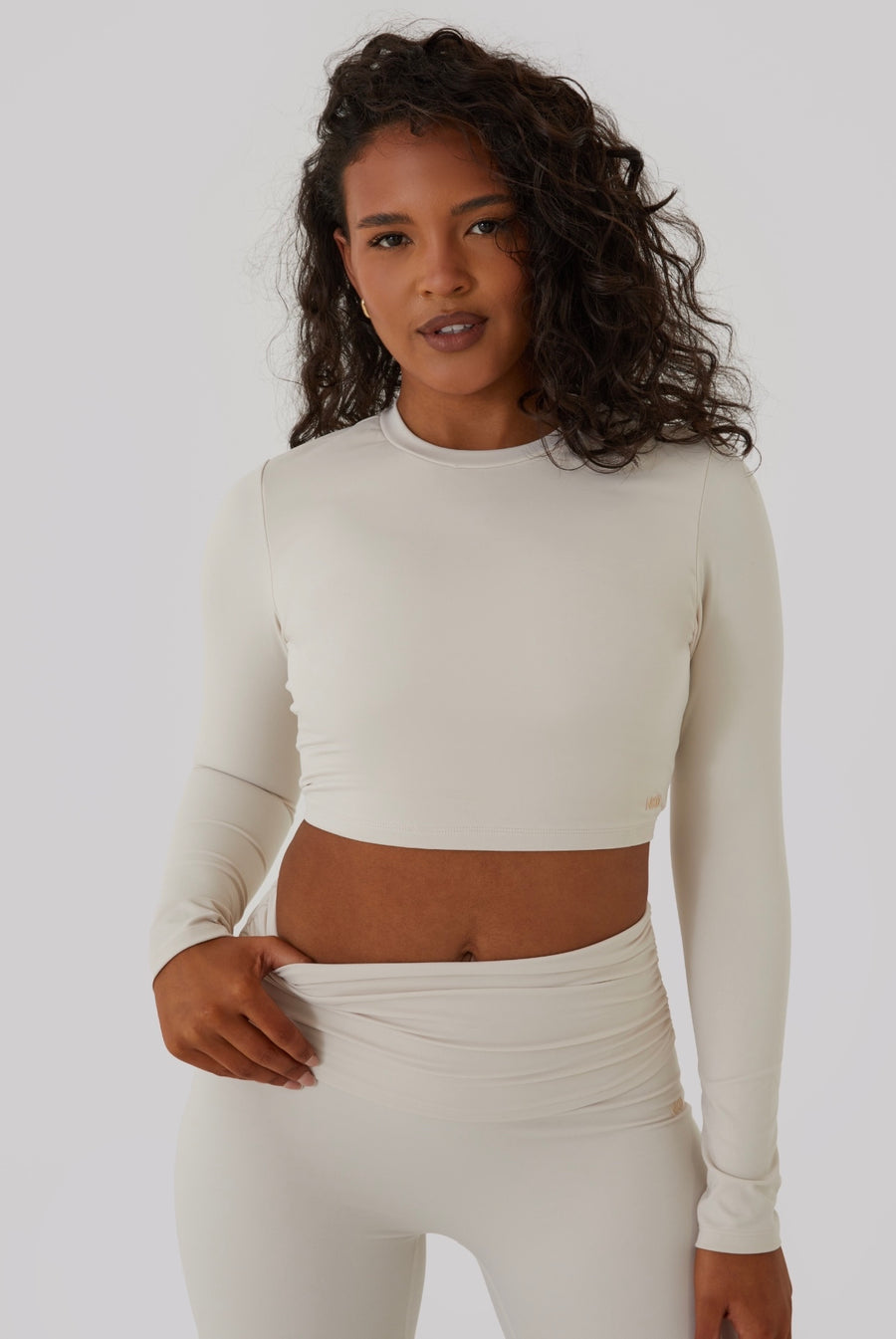 Long Sleeve Top - Oyster