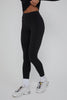 Ultra High Waisted Leggings - Jet Black