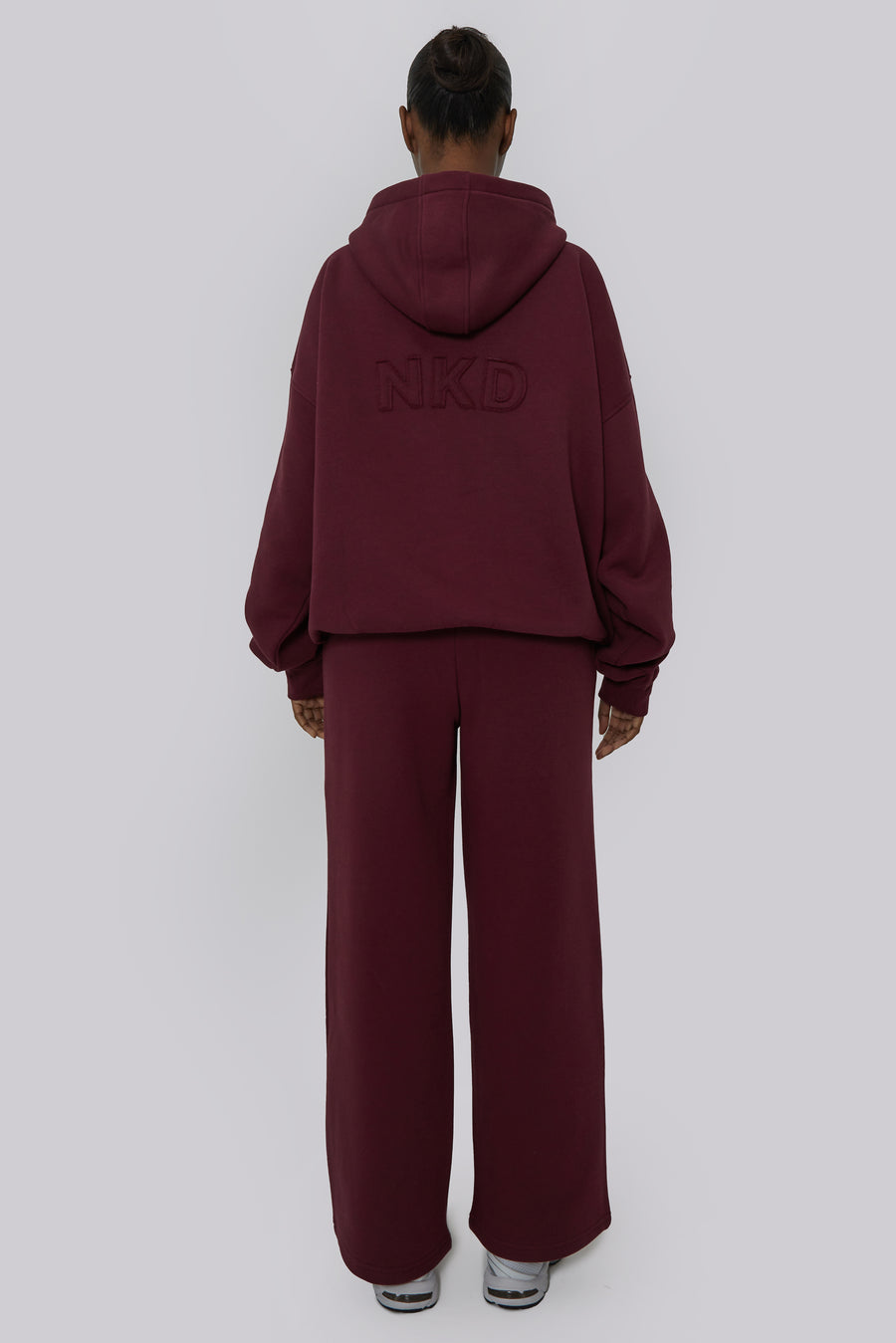 Applique Sweat Joggers - Cherry