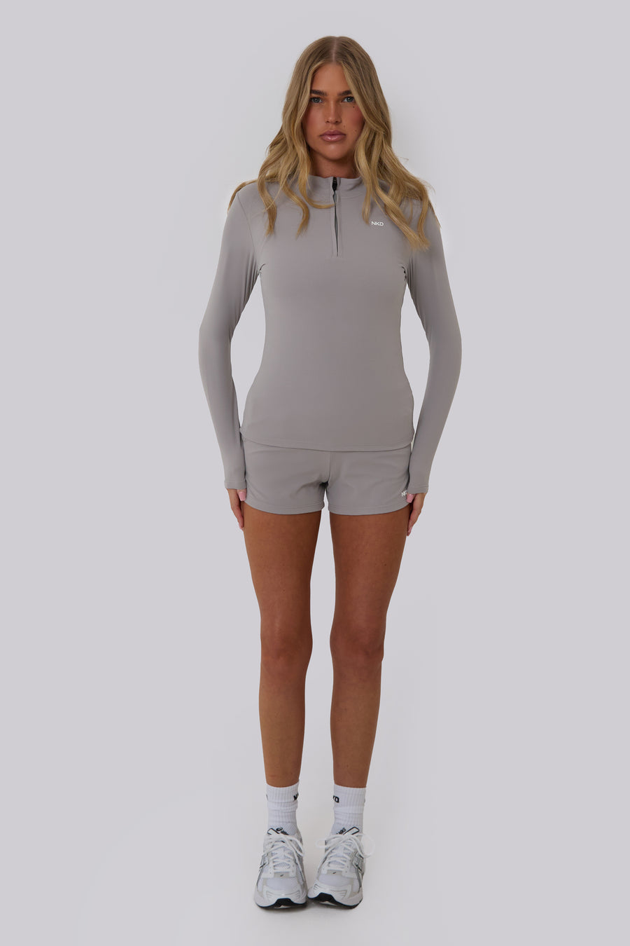 Sportive Zip Top - Ash