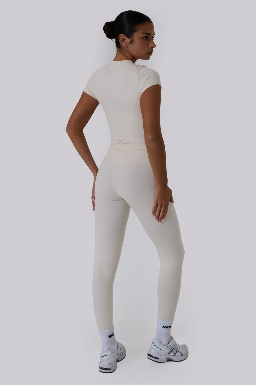 Ultra High Waisted Leggings - Oatmeal