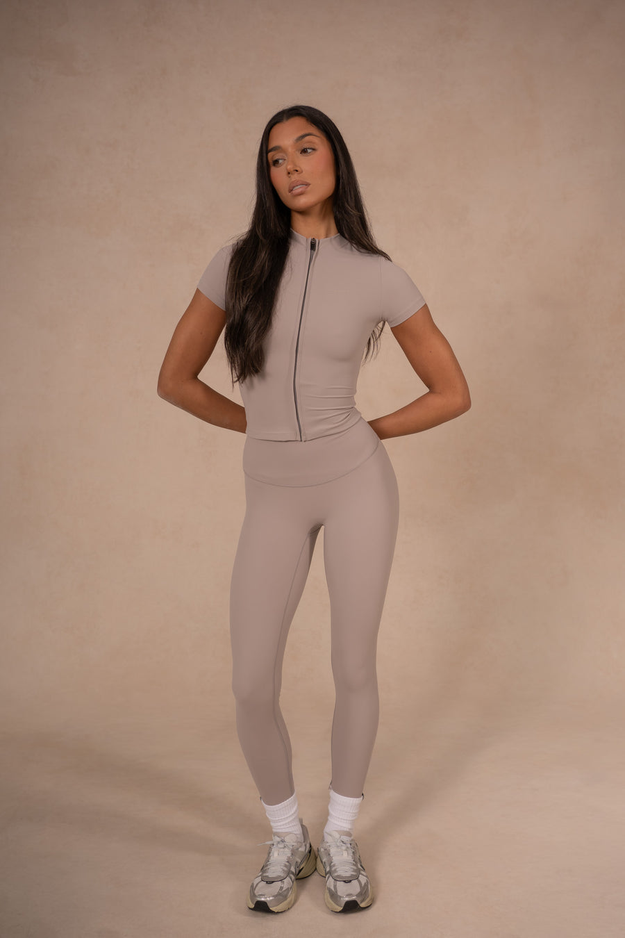 Ultra High Waisted Leggings - Stone