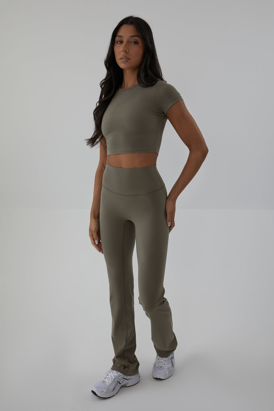Ultra High Waisted Flare - Kiwi
