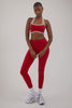 Ultra High Waisted Leggings - True Red