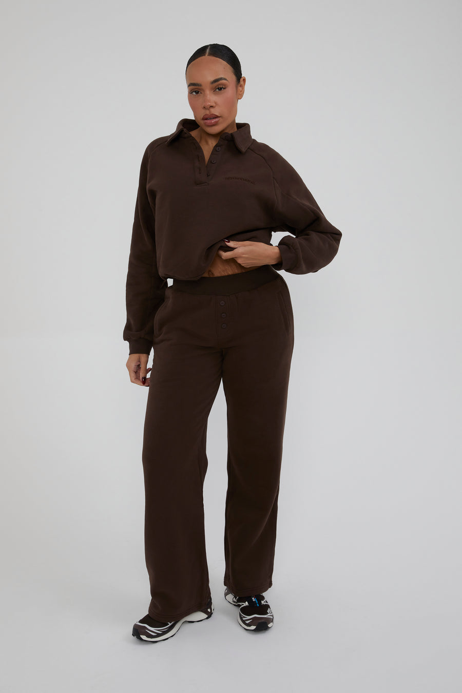 Casual Rugby Jogger - Chestnut