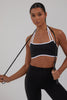 Active Cropped Bralette - Jet Black