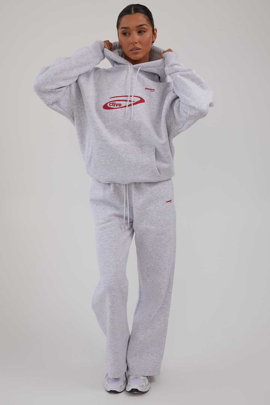 Active Sweat Hoodie - Marl Grey