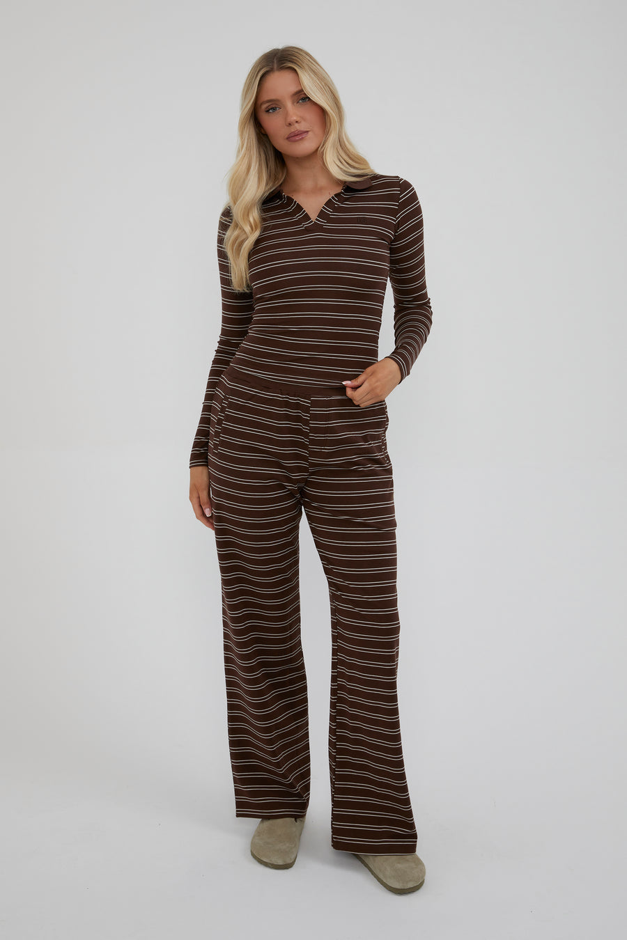 Automne Wide Leg Trouser - Espresso