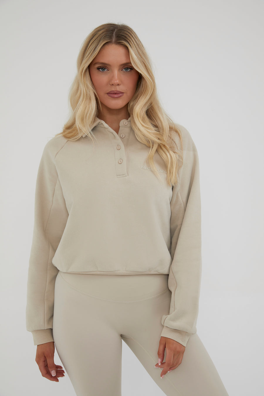 Casual Rugby Sweater - Almond