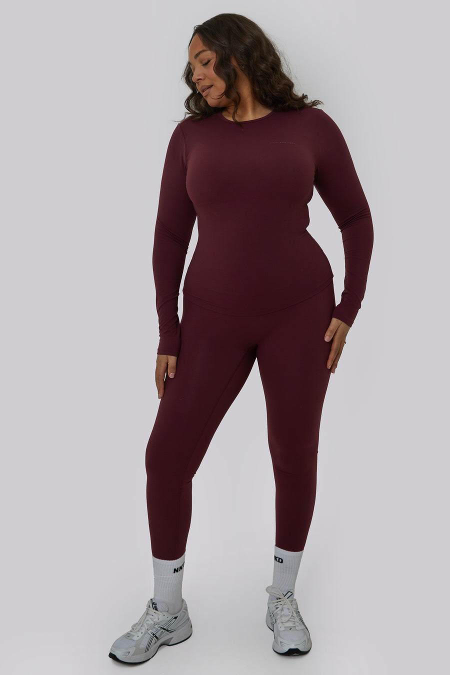 Ultra High Waisted Leggings - Cherry