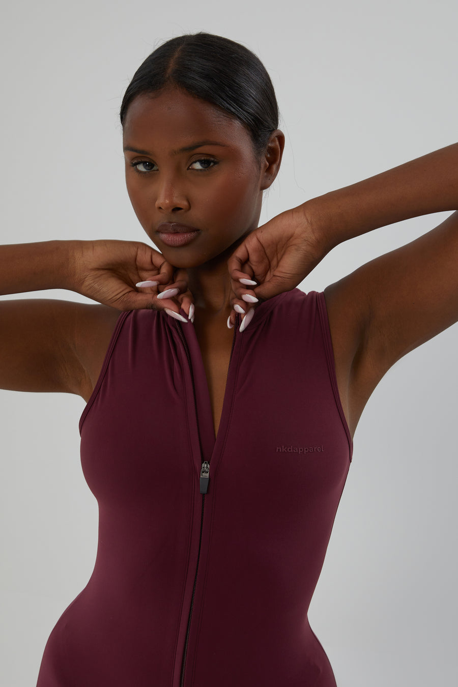 Shaped Bodysuit - Cherry