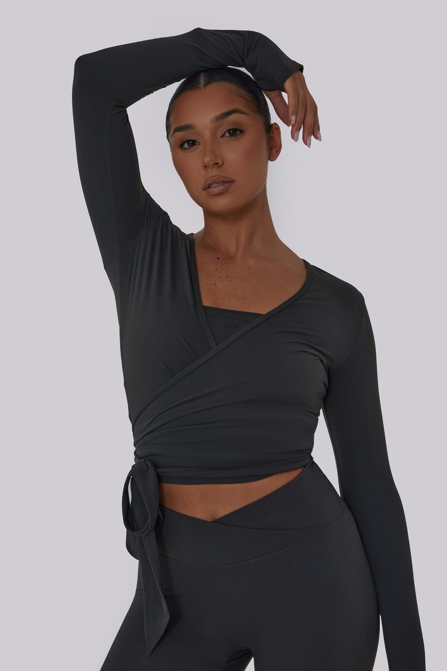 Ultimate Wrap Top - Charcoal