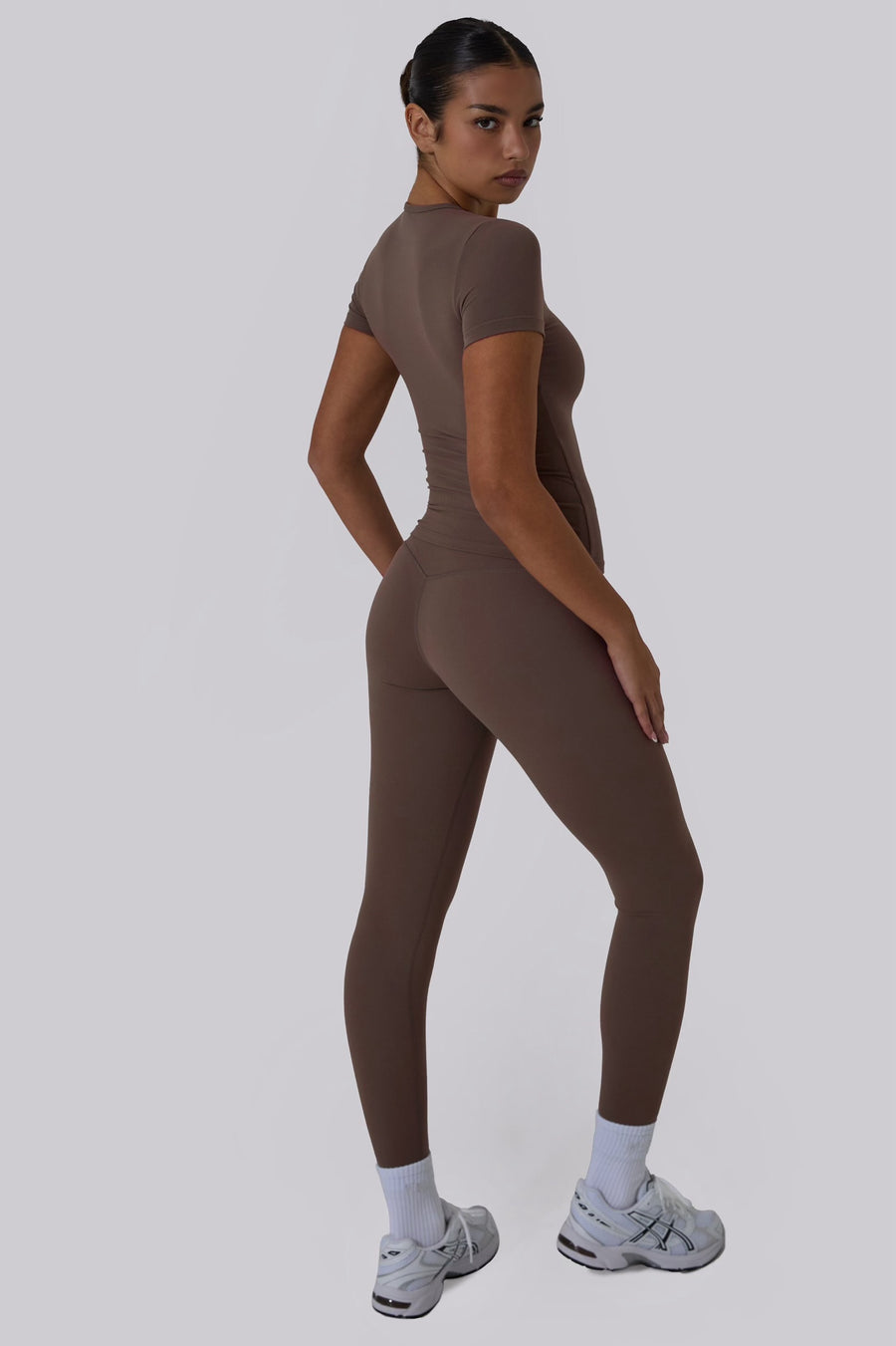 Ultra High Waisted Leggings - Mocha