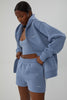Sweat Shorts - Blueberry