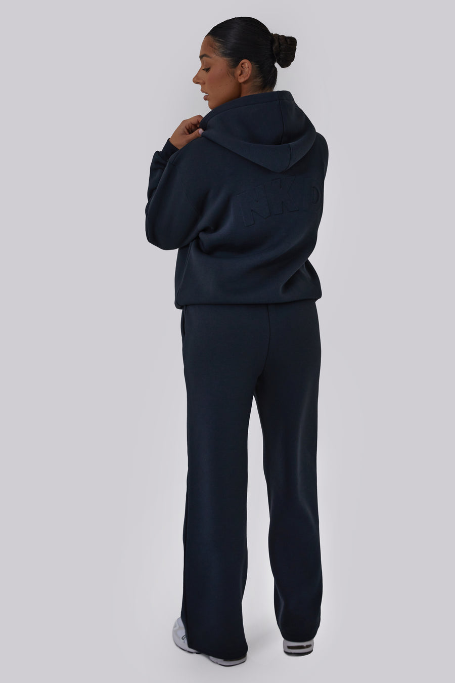 Oversized Zip Hoodie - Navy