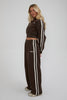 Wide Leg Jogger - Chocolate