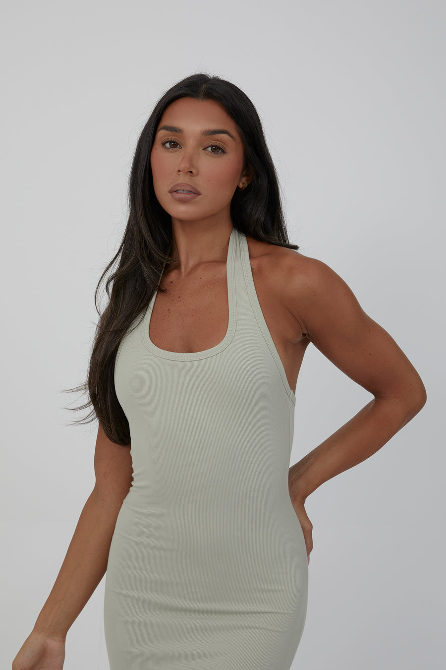 Maxi Dress - Soft Olive