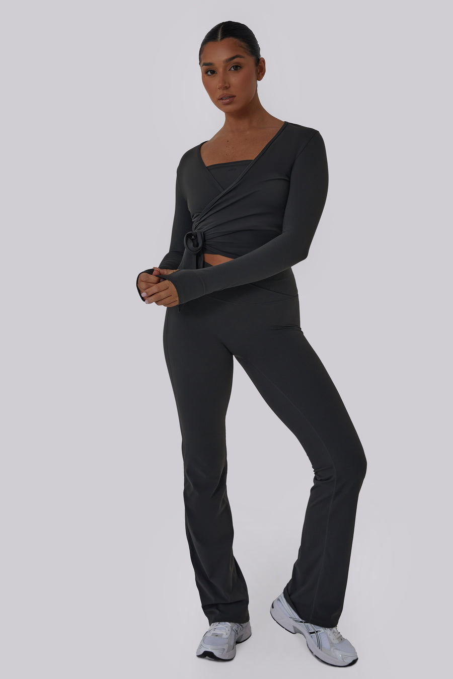 Ultimate Wrap Top - Charcoal